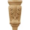 Ekena Millwork 4 3/4"W x 1 3/4"D x 10"H Small Acanthus Pilaster Wood Corbel, Cherry CORW05X02X10PACH - alternate 3